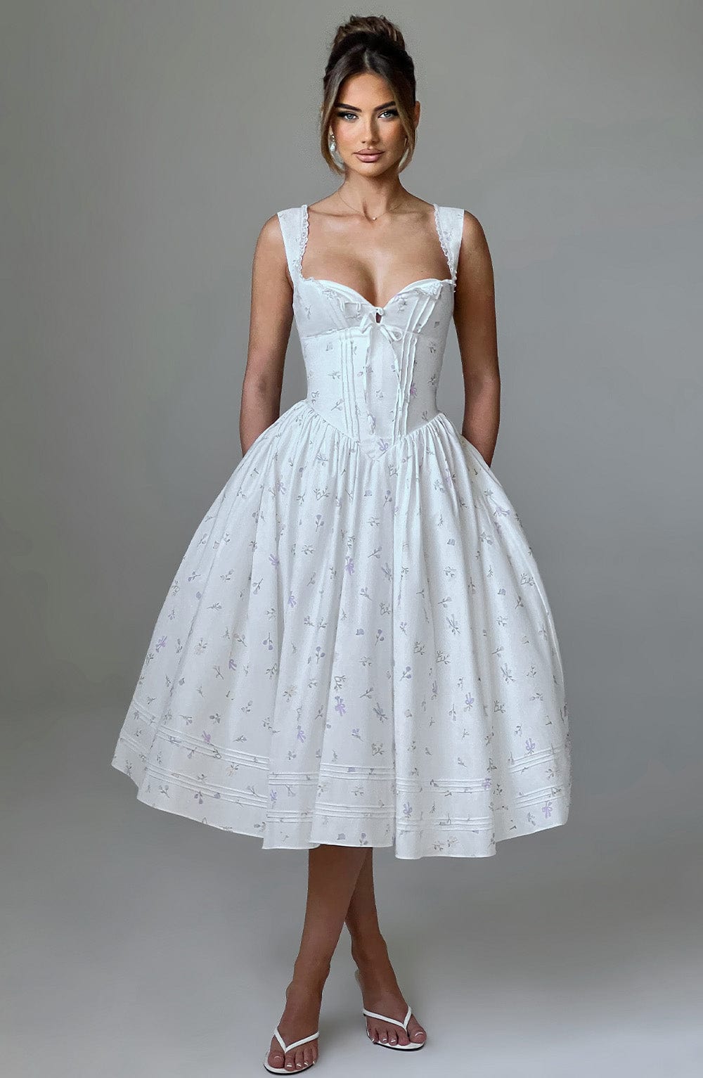 marlena-midi-dress-white-multi-floral-print-dress-babyboo-fashion-32148429570111